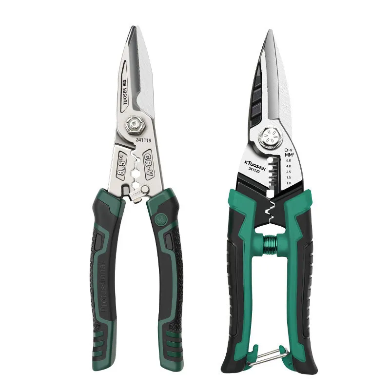 Industrial Grade High Hardness Multi-Purpose Tin Snips – Aviation Metal Shears for Aluminum Ceiling Panels, Studs, and Sheet Metal – Heavy Duty Straight/Cut Aviation Scissors